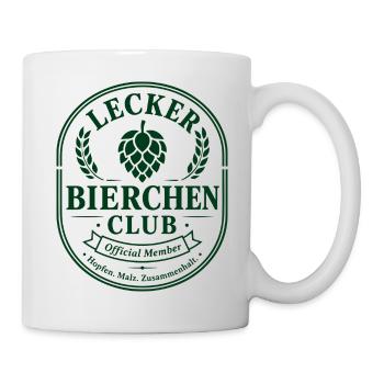  Bierliebhaber BIER-BIERCHEN saufen Urlaubsreise - Tasse - Weiß - Rechts