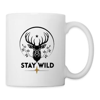 Elch Natur Wild  - Tasse - Weiß - Rechts