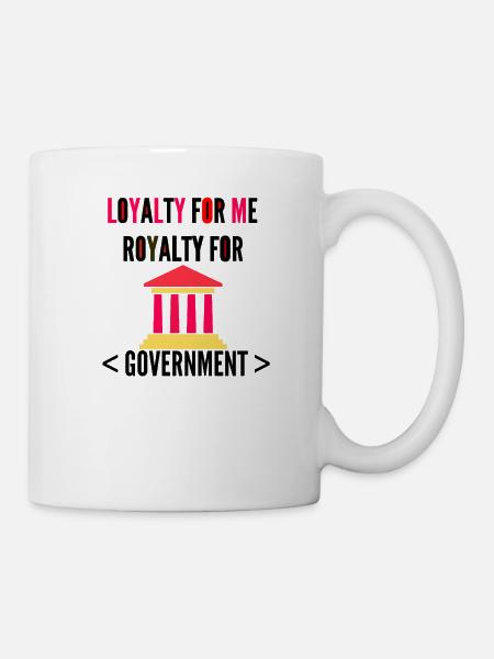 Aussage, politisches Zitat, - Tasse - Weiß