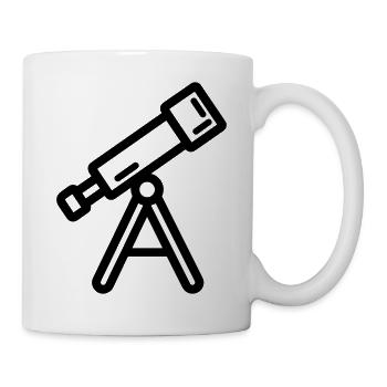 Teleskop - Tasse - Weiß - Rechts
