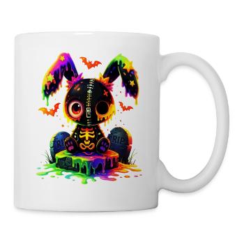 Lapin gothique de Kawaii - Mug blanc - blanc - Droite