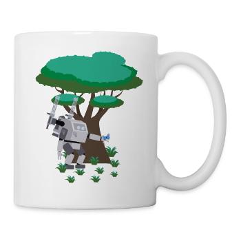 Mech - Tasse - Weiß - Rechts