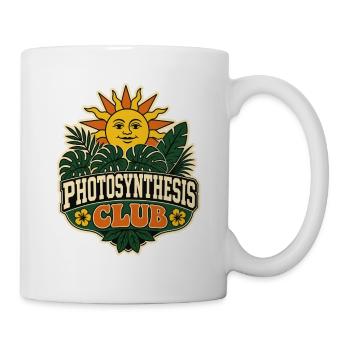 Photosynthesis Club – Retro Pflanzen Sonne - Tasse - Weiß - Rechts