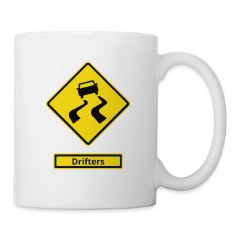 Drifters-Schild - Tasse - Weiß - Rechts