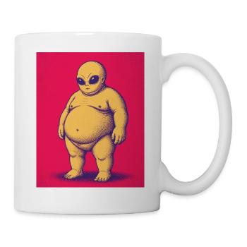 Bold Alien - Tasse - Weiß - Rechts
