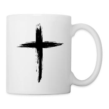 Christen Kreuz - Tasse - Weiß - Rechts