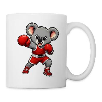 Süßer Koala boxt - Tasse - Weiß - Rechts