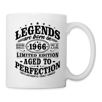1966 Vintage Vintage Birthday Gift Retro - Mug - white - Right