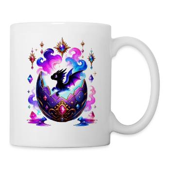 Crystal Dragon Hatch in Gem Egg - Mug - white - Right