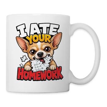 Chihuahua - Tasse - Weiß - Rechts