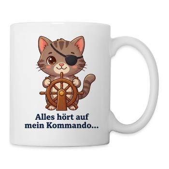 Käpt'n Fiete: Alles hört auf mich! - Tasse - Weiß - Rechts