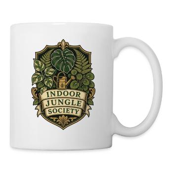 Indoor Jungle Society – Zimmerpflanzen Club - Tasse - Weiß - Rechts