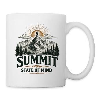 Summit State of Mind | Hiking Design - Tasse - Weiß - Rechts