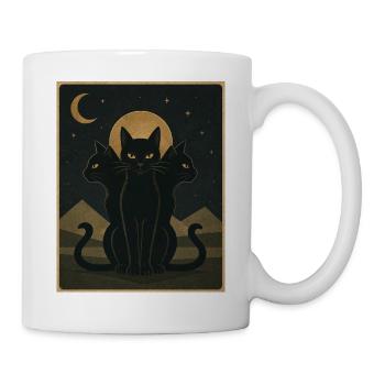 Moonbound Cats - Tasse - Weiß - Rechts