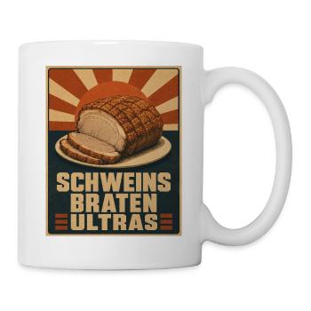 Schweinsbraten Ultras - Tasse - Weiß - Rechts