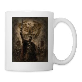 Römischer Legionär mit Armee - Tasse - Weiß - Rechts