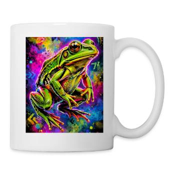 grenouille - Mug blanc - blanc - Droite