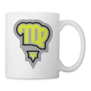 Zodiac Tribal Virgo and Earth - Mug - white - Right