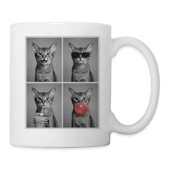 Chats Chat Abyssinian - Mug blanc - blanc - Droite