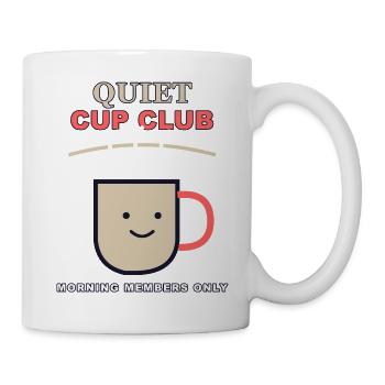 Quiet Cup Club - Mug - white - Right