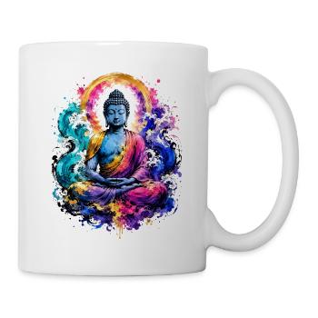 Buddha Wave Meditation Art - Mug - white - Right