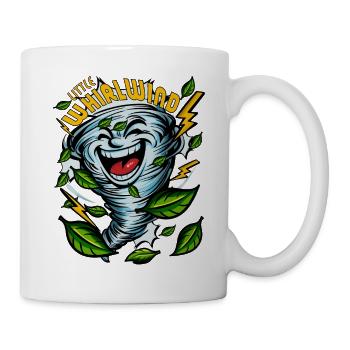 Little Whirlwind Laughing – Nature Dance - Mug - white - Right
