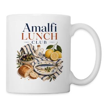 Amalfi Lunch Club Italy Mediterranean - Mug - white - Right