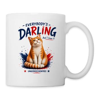 Everybody’s Darling  Charmante Katze mit Charakter - Tasse - Weiß - Rechts