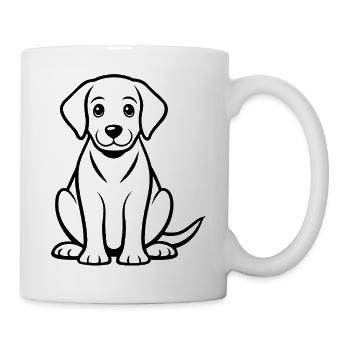 Labrador Puppy - Mug - white - Right