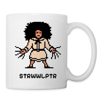 Der 8-bit Struwwelpeter - Tasse - Weiß - Rechts
