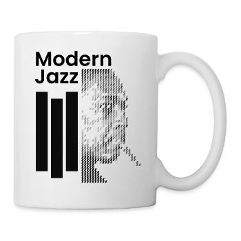 Icône du jazz moderne - Mug blanc - blanc - Droite