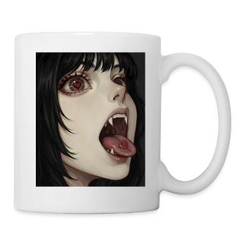 Regard du cœur vampirique - Mug blanc - blanc - Droite