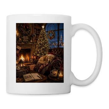 Weihnachtszauber Familie Zusammen Sein Zählt Liebe - Tasse - Weiß - Rechts
