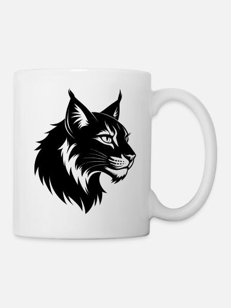 Wilder Luchs - Tasse - Weiß