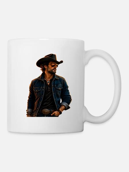 Cowboy Western Style - Tasse - Weiß