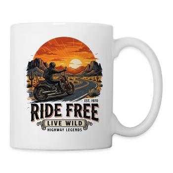 Freie Fahrt - Tasse - Weiß - Rechts