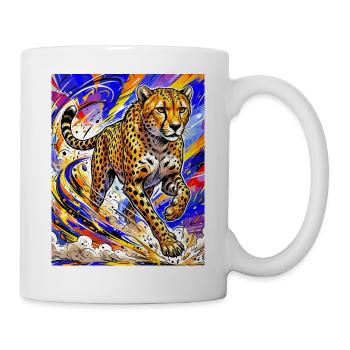 Gepard - Tasse - Weiß - Rechts