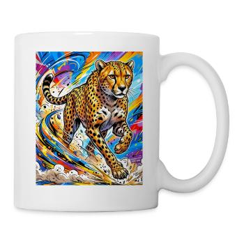Gepard - Tasse - Weiß - Rechts