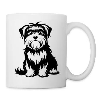 Malteser Hundesitting - Tasse - Weiß - Rechts