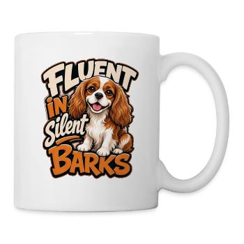 Kavallerier King Charles Spaniel - Tasse - Weiß - Rechts
