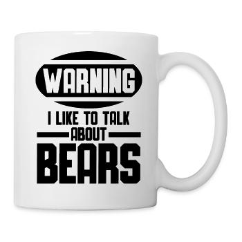 Bären Spruch Humor - Tasse - Weiß - Rechts