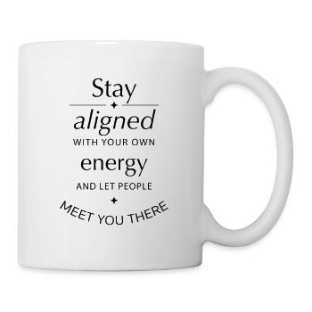 Positive Affirmationen, Self love - Tasse - Weiß - Rechts