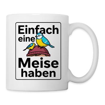Habe eine Meise Ornithologe - Tasse - Weiß - Rechts