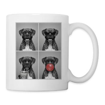 Hunde Boxer Hund - Tasse - Weiß - Rechts