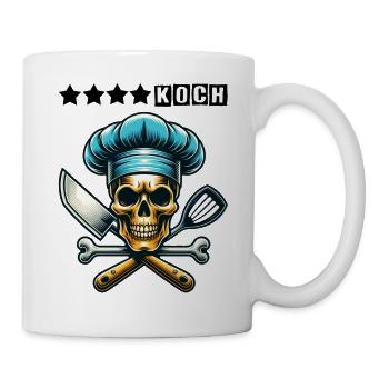 Skull Küchenchef - Tasse - Weiß - Rechts