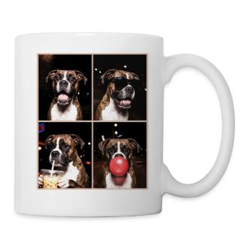 Hunde Boxer Hund - Tasse - Weiß - Rechts