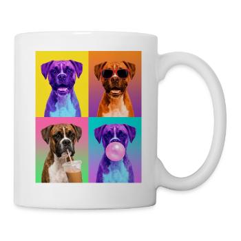 Hunde Boxer Hund - Tasse - Weiß - Rechts