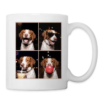 Hunde Brittany Hund - Tasse - Weiß - Rechts