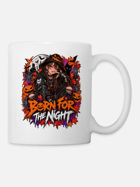 Halloween Anime Streetwear - Tasse - Weiß