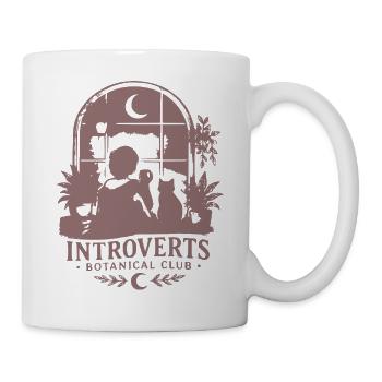 Introverts Botanischer Club - Tasse - Weiß - Rechts